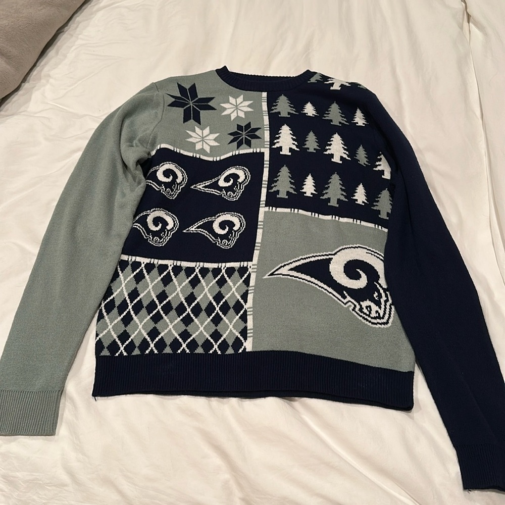 Los Angeles Rams Christmas Men’s sweater.